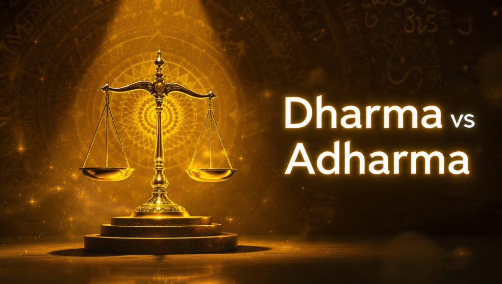 What Is the Idea of Dharma vs Adharma War?
