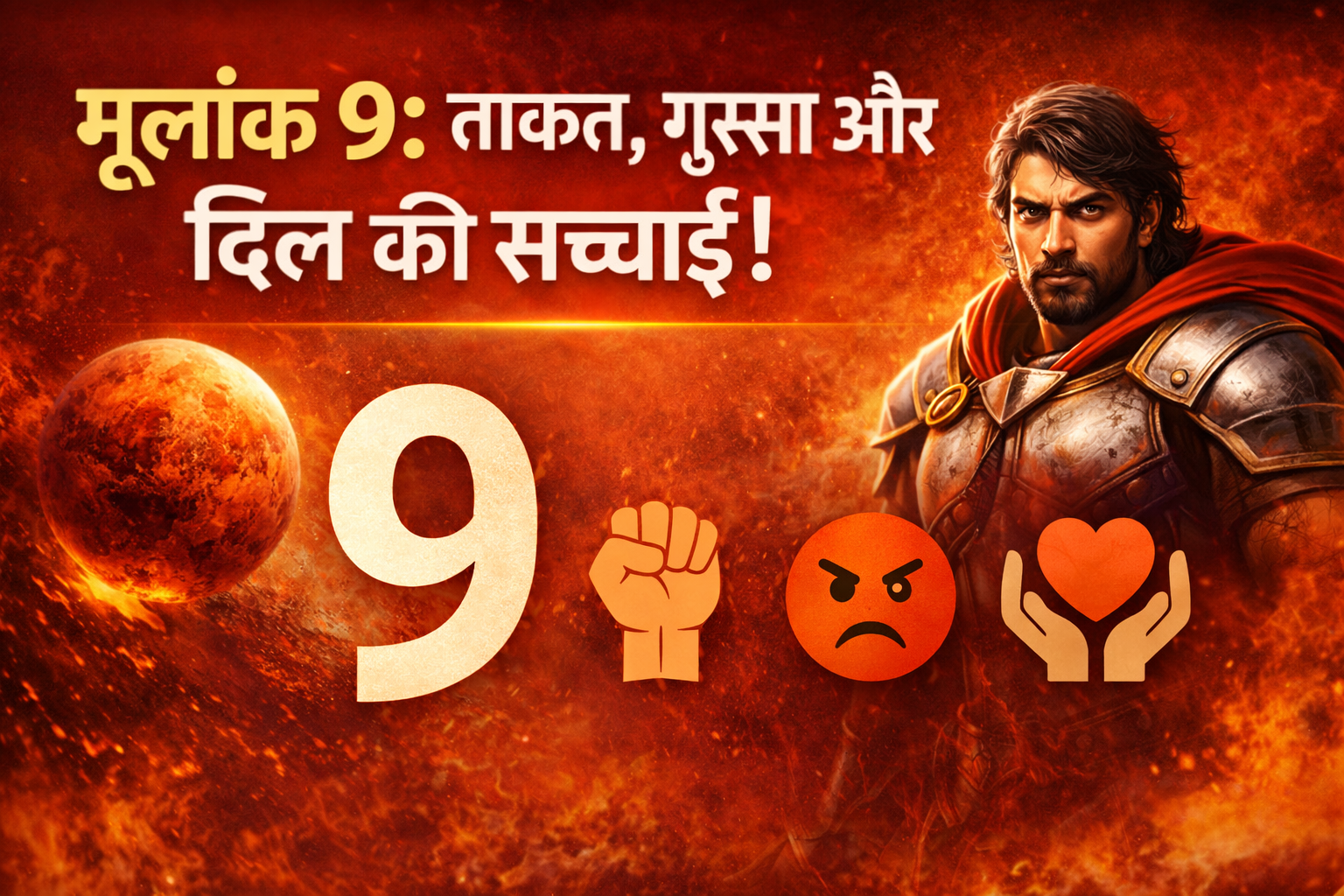 मूलांक 9: जानिए इन लोगों की ताकत, गुस्सा और दिल की सच्चाई!